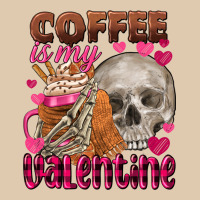 Coffee Is My Valentine Skull Heavyweight Sweatshirt | Teevron
