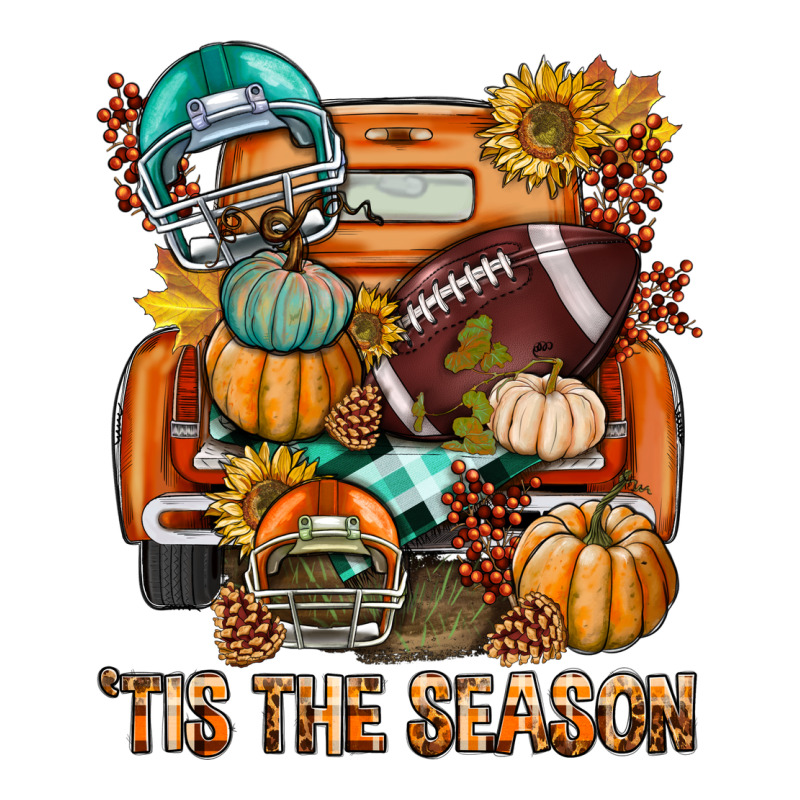 Tis The Season Fall Football Truck Premium Tee by BundleAndBundleShop | Teevron