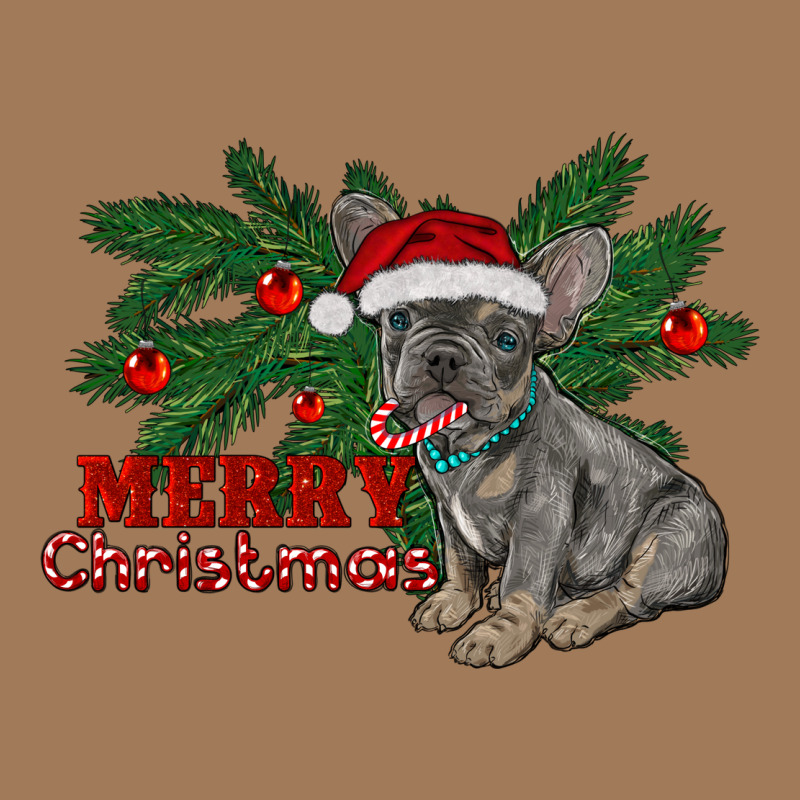 Merry Christmas French Bulldog Classic Tee by RanaPortraitStore | Teevron