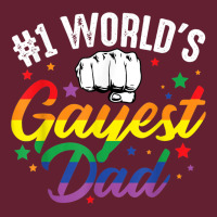 1 Worlds Gayest Dad Funny Fathers Day Lgbt Pride R Classic Tee | Teevron