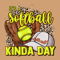It's A Softball Kinda Day Leopard Vintage Tee | Teevron