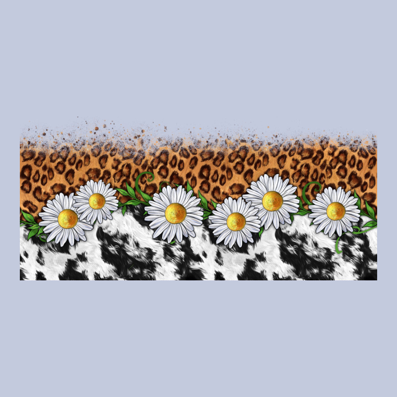 Cowhide Leopard Daisies Long Sleeve Tee by TumblerDesignByShophia | Teevron