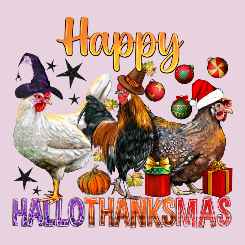 Happy Hallothanksmas Chick Ladies Tee by BundleAndBundleShop | Teevron