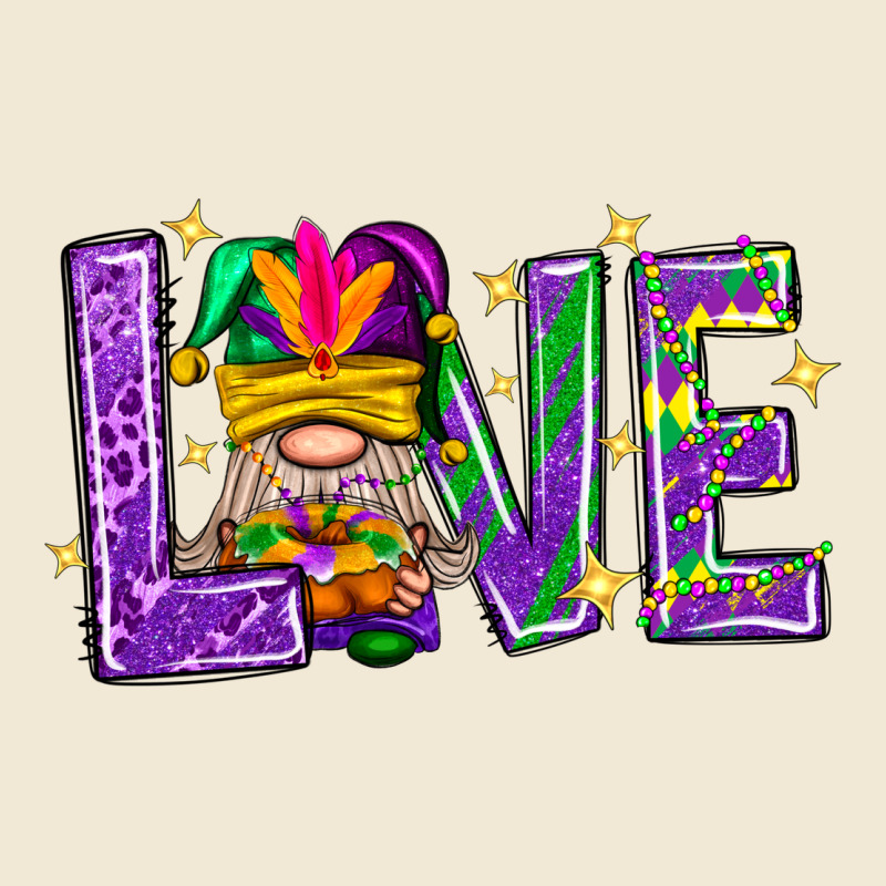 Mardi Gras Love With Gnome Ladies Tee by BundleAndBundleShop | Teevron
