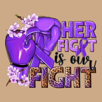 Her Fight Is Our Fight Purple Ribbon Vintage Hoodie | Teevron