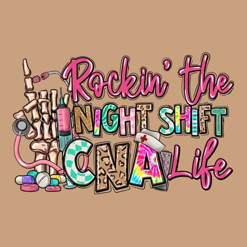 Rockin The Night Shift Cna Life Vintage Tee by RanaPortraitStore | Teevron