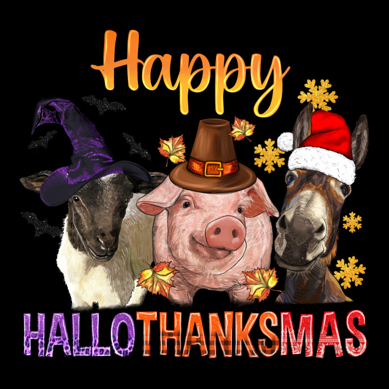 Happy Hallothanksmas Farm Animal Ladies Tee by BundleAndBundleShop | Teevron