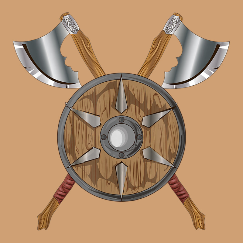 Renaissance Fair Faire Festival Medieval Theme Axe Shield Vintage Tee by DesignPulse | Teevron
