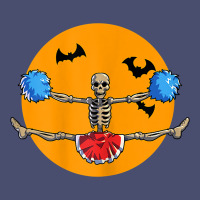 Cheerleading Skeleton Halloween Cheer Skeleton Cheerleader T Shirt Vintage Tee | Teevron