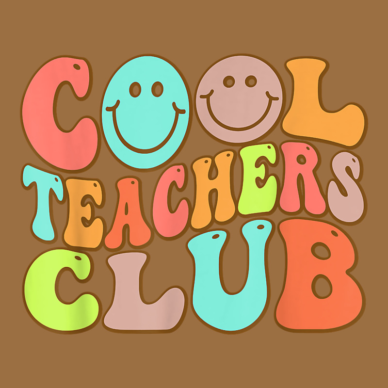 Cool Teachers Club Funny Smile Teachers Club Squad T Shirt Vintage Tee by DesignPulse | Teevron
