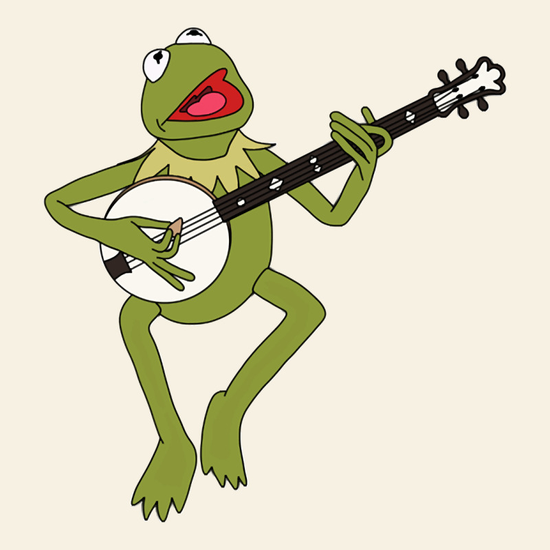 Kermit Playing The Banjo Classic Vintage Tee by DesignPulse | Teevron
