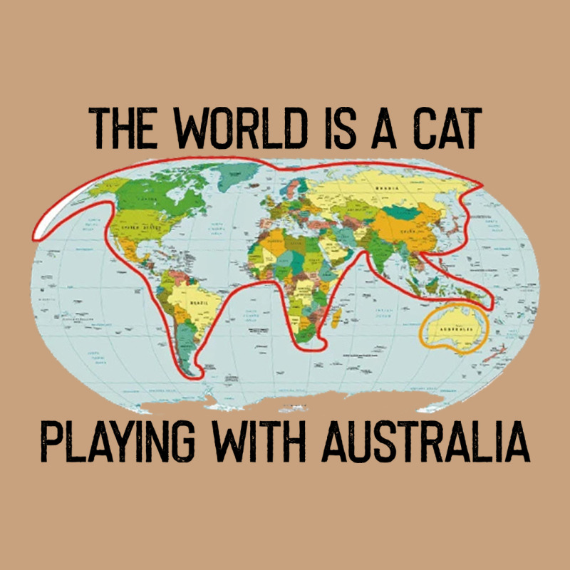 The World Is A Cat Playing With Australia 2020 Shirt Vintage Tee by PixelWave | Teevron