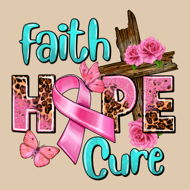 Faith Hope Cure Breast Cancer Heavyweight Sweatshirt by FaDigitalArtStudio | Teevron