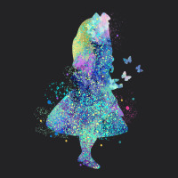 Watercolor Splatter Alice In Wonderland T Shirt Design Vintage Tee | Teevron