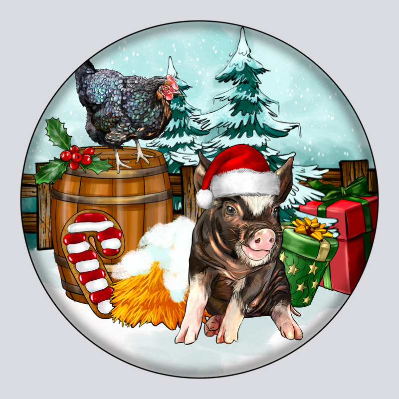 Christmas Pig With Chicken Zipper Hoodie by FaDigitalArtStudio | Teevron