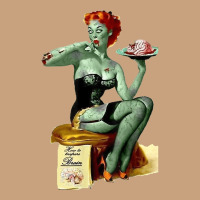 Zombie Pin Up Girl Halloween Vintage Tee | Teevron