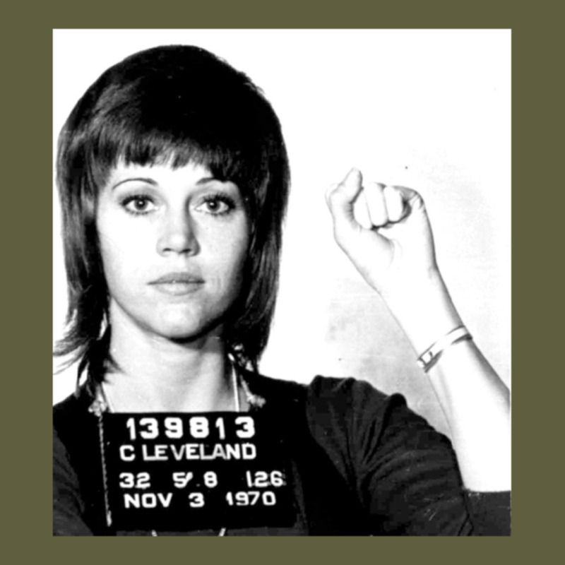 Jane Fonda Mugshot Gift Vintage Tee by Craftify | Teevron