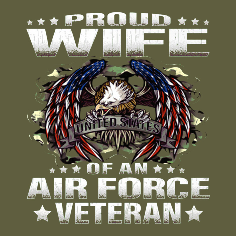 Proud Wife Of An Air Force Veteran Military Vet Spouse Gifts Premium M Vintage Tee by Craftify | Teevron