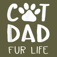 Funny Cat Dad Fathers Day Gift Shirt Fur Life Cat Tee Vintage Tee | Teevron
