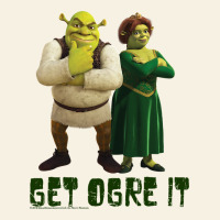 Shrek Fiona & Shrek Get Ogre It Text Poster Vintage Tee | Teevron