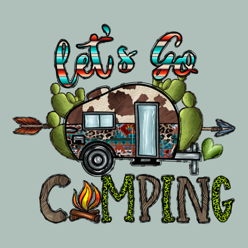 Let's Go Camping Heavyweight Hoodie by CowhideDigitalArt | Teevron