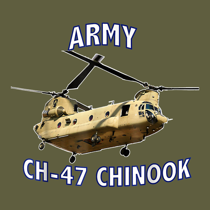 Army Ch-47 Chinook Helicopter Vintage Tee by InspiraDesign | Teevron
