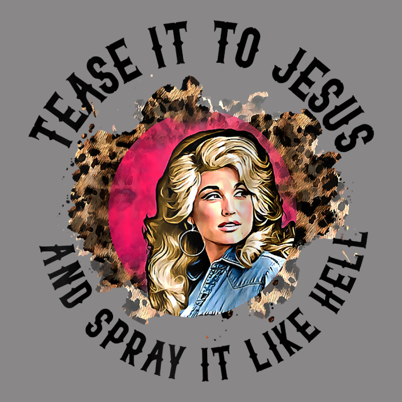 Tease It To Jesus And Spray It Like Hell Leopard Western Raglan Baseba Vintage Tee by ArtChic | Teevron