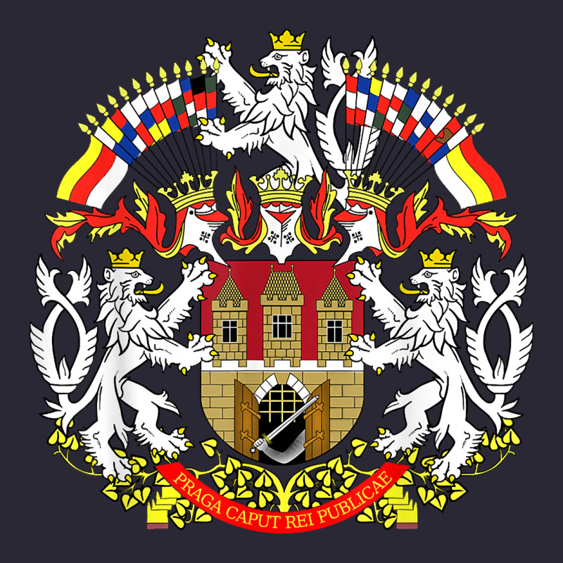 Praha Prague Czech Republic Coat Of Arms Ex Czechoslovakia T Shirt Vintage Tee by ArtChic | Teevron
