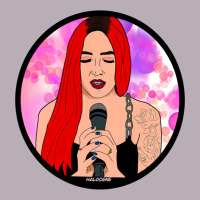 Red Hair Girl Singing Vintage Tee | Teevron