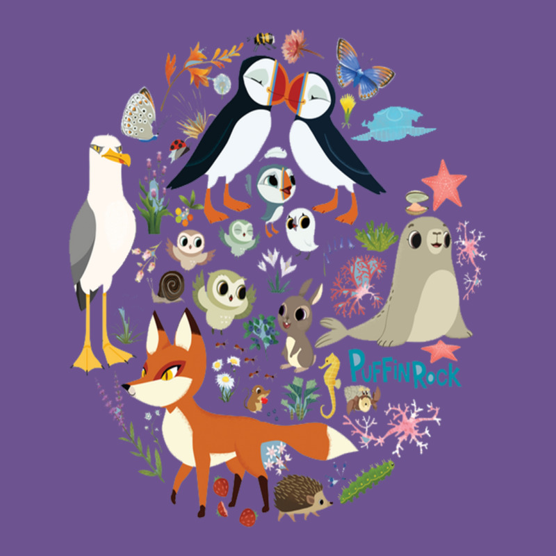 Puffin Rock Gift For Fans Puffin Rock Characters Vintage Tee by ArtChic | Teevron