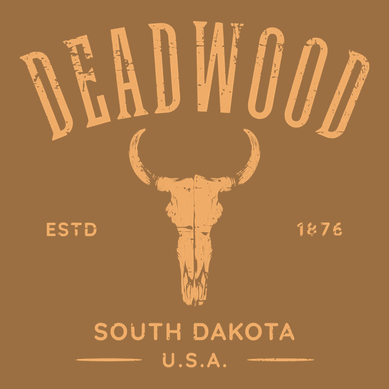 Deadwood South Dakota Usa Vintage Distressed Style Design Long Sleeve Vintage Tee by StudioElite | Teevron