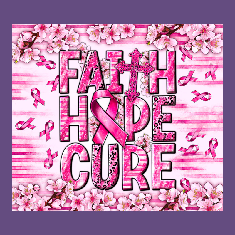 Faith Hope Cure Cancer Vintage Hoodie by NancyCooperArtShop | Teevron