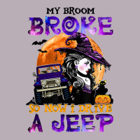 My Broom Broke So Now I Drive A J.e.e.p Witch Halloween T Shirt Vintage Tee | Teevron