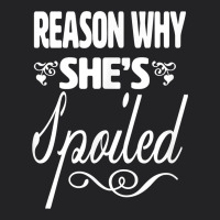 The Reason She Is Spoiled Couples Matching Set Valentines T Shirt Vintage Tee | Teevron