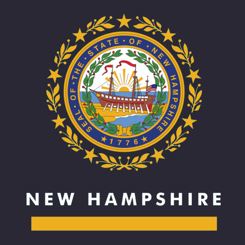 New Hampshire State Flag New Vintage Tee by SnappyArt | Teevron
