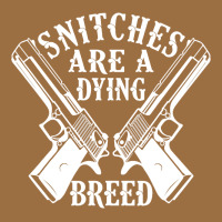Snitches Are A Dying Breed Motorcycle Biker Gun Vintage Tee | Teevron