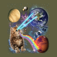 Fluffy Kitten Shoot Laser Rainbow Space Galaxy, Cat Gifts Vintage Tee | Teevron