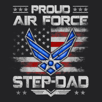 Proud Air Force Step Dad Veteran Vintage Flag Veterans Day T Shirt Vintage Tee | Teevron