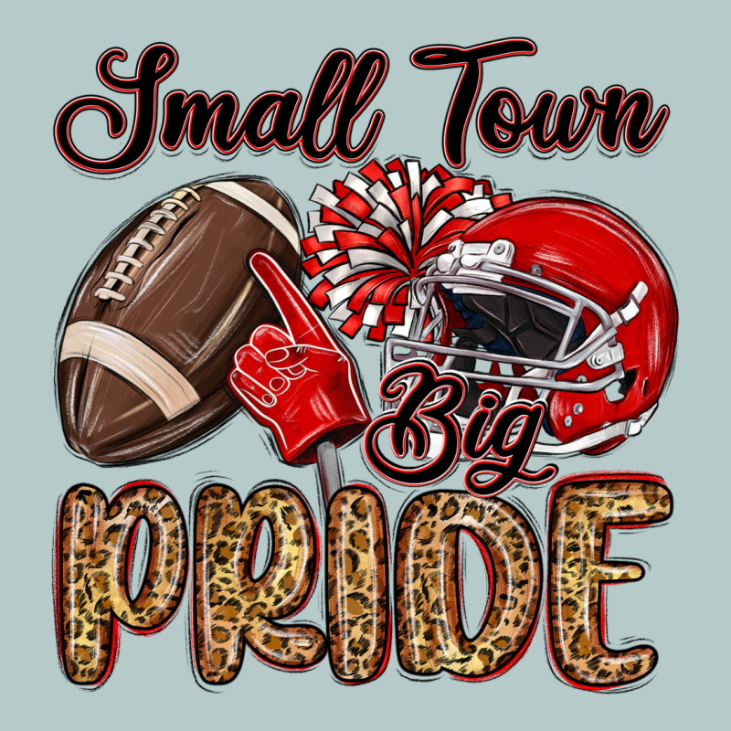 Small Town Big Pride Red Heavy Core Tee by MaliasSmallBusiness | Teevron