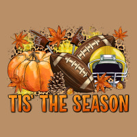 Tis' The Season Football Yellow Helmet Vintage Hoodie | Teevron