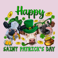 Happy Saint Patrick's Day With Clover Ladies Tee | Teevron