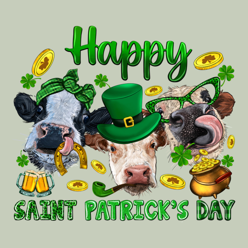 Happy Saint Patrick's Day With Clover Ladies Tee by BundleAndBundleShop | Teevron