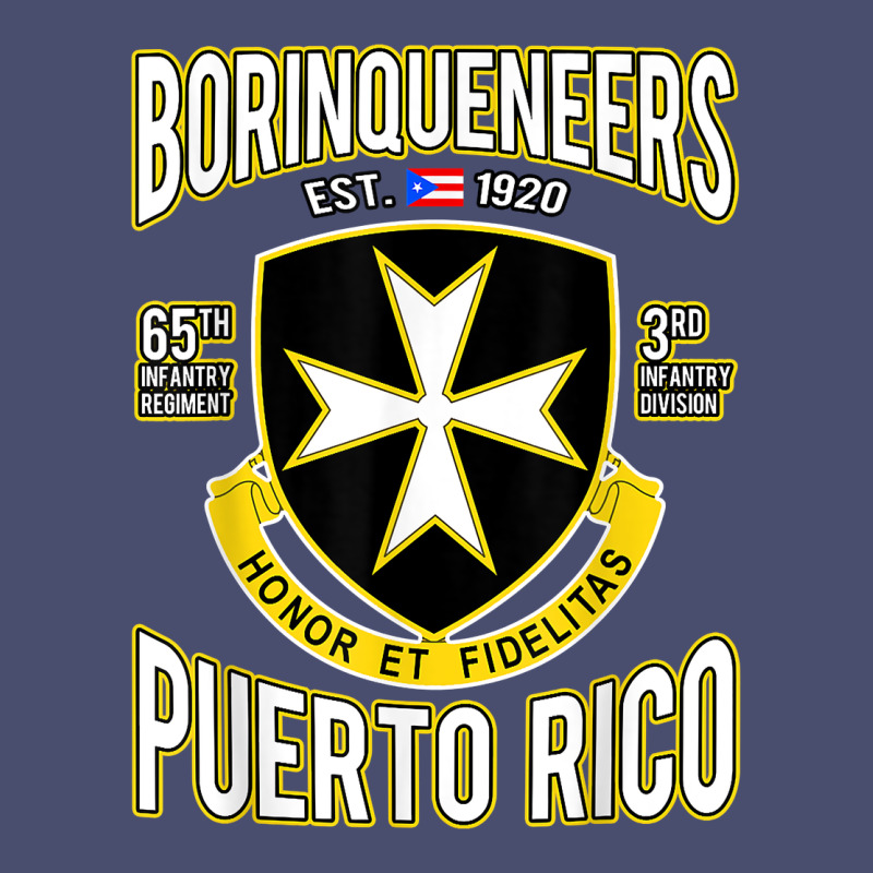 Borinqueneers Puerto Rico Flag Honor Et Fidelitas Vintage Tee by ArtMosaic | Teevron