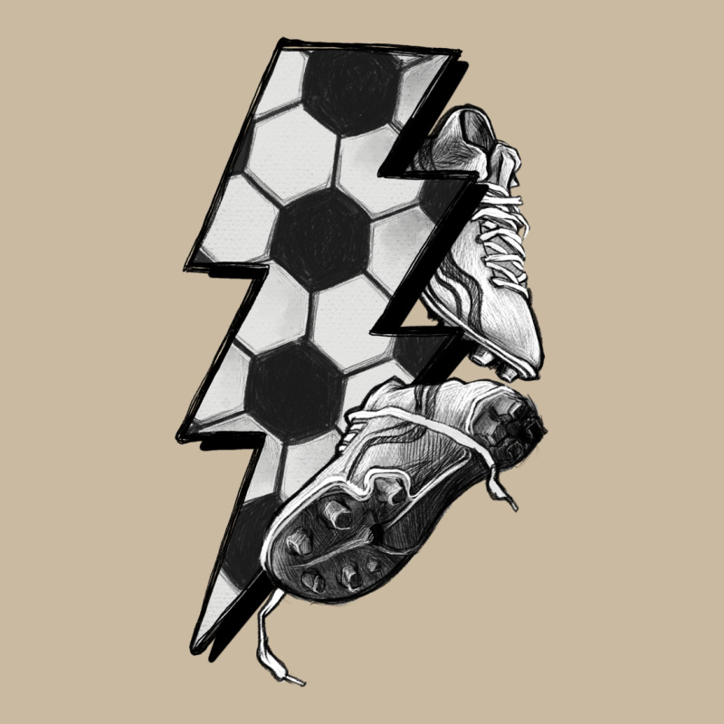 Lightning Bolt Soccer Long Sleeve Tee by HowdyJamesFarm | Teevron