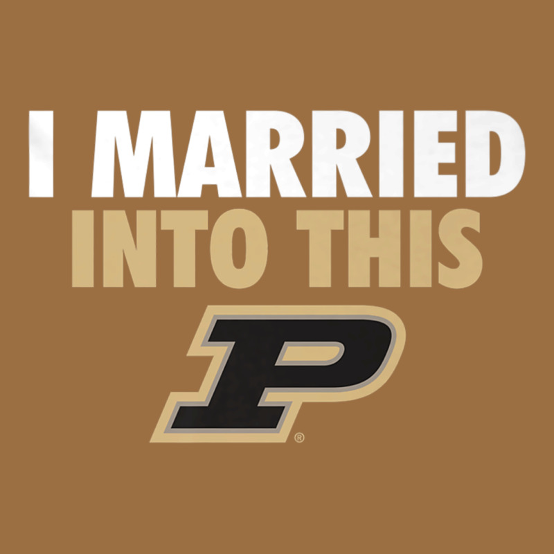 Purdue Boilermakers Married Into This - Apparel Vintage Tee by ArtMosaic | Teevron