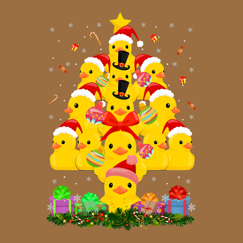 Duck Rubber Duck Christmas Tree Duckie And Quack Christmas 123 Vintage Tee by ArtMosaic | Teevron
