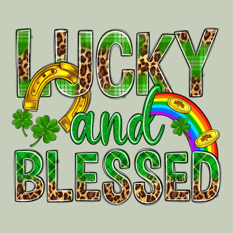Lucky And Blessed St Patricks Ladies Tee by BundleAndBundleShop | Teevron