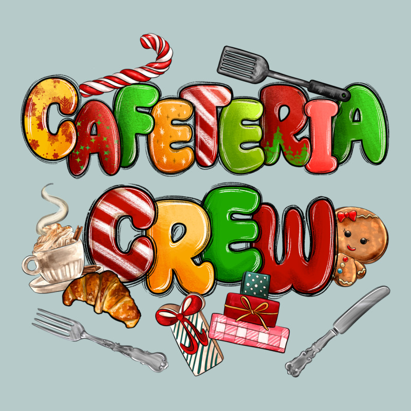 Christmas Cafeteria Crew Heavy Core Tee by MaliasSmallBusiness | Teevron