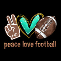 Peace Love Football Long Sleeve Tee | Teevron