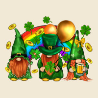St. Patricks  Gnomies With Rainbow Ladies Tee | Teevron